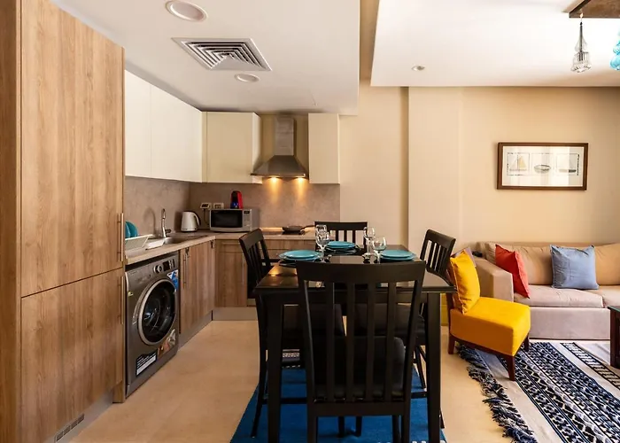 Jazzy 1bdr W Outdoor Pool View Terrace Free Pool & Access Appartement Hurghada