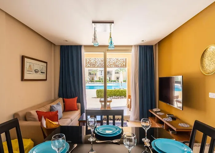 Appartement Jazzy 1bdr W Outdoor Pool View Terrace Free Pool & Access